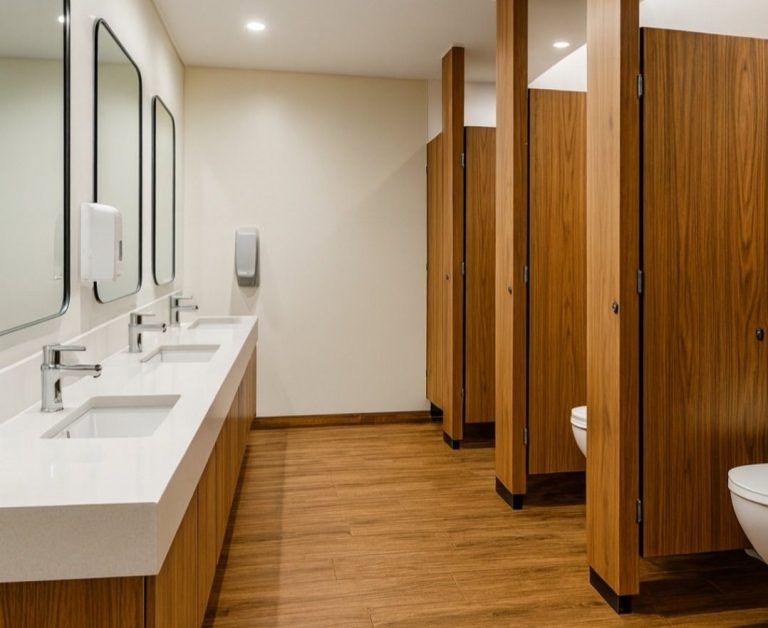 Reinigung von Sanitärbereichen im Büro in Hildesheim – saubere Waschräume